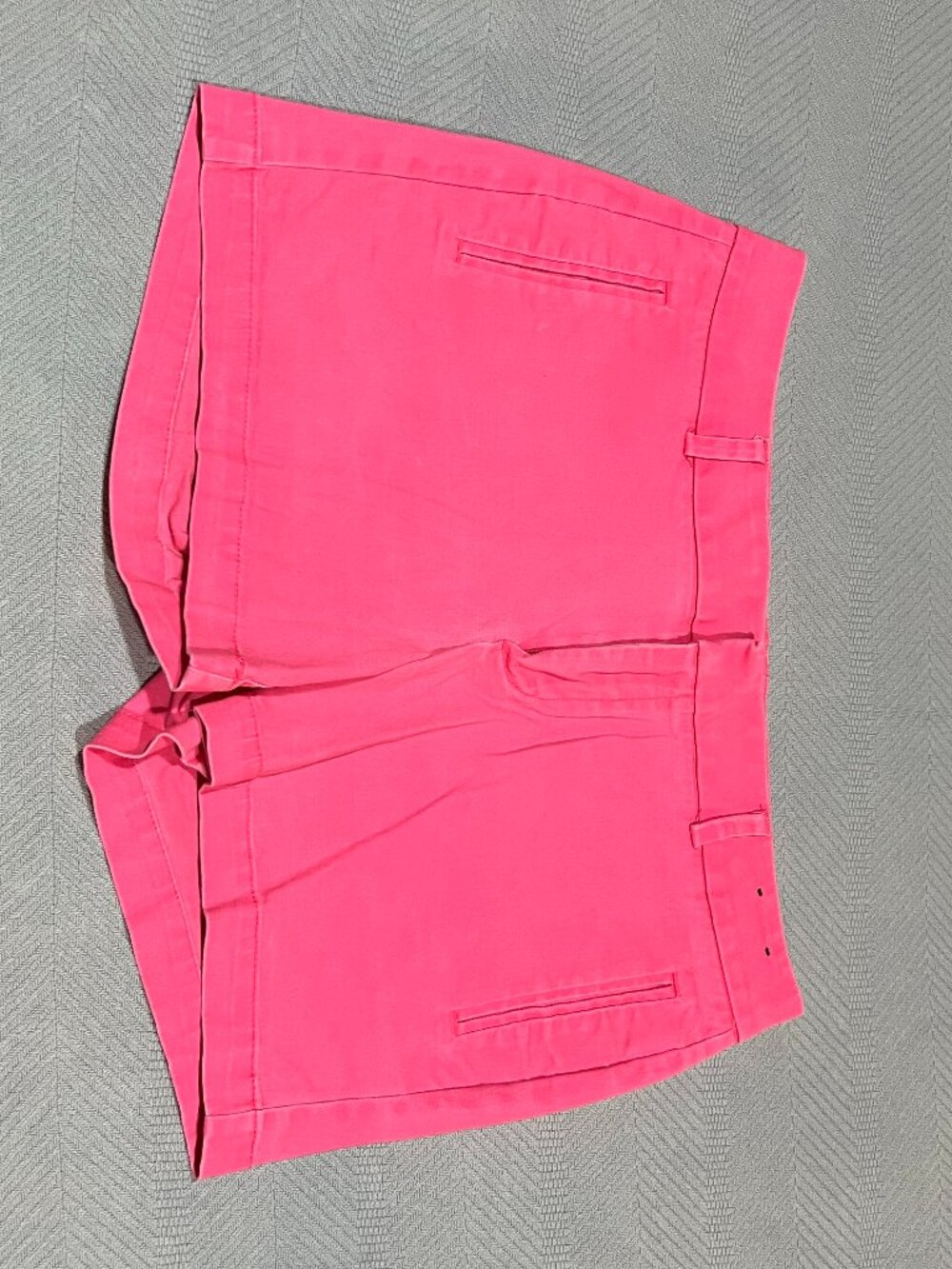ANA Neon Pink‎ Flat Front Cotton Mid Rise Shorts Womens Size 12 Petite